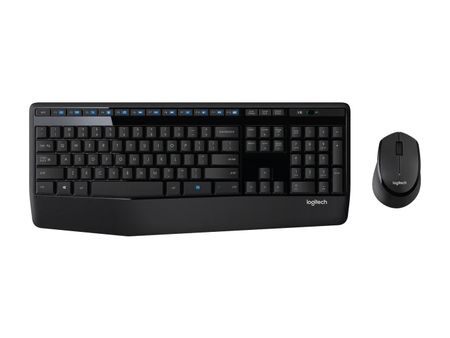 Teclado y Mouse Logitech Wir MK345 Black 920-007820