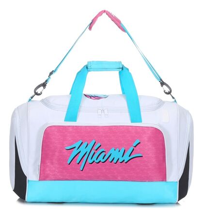Bolso Deportivo Hombre Mujer Nba Original Bolsillo Lateral Miami Heat