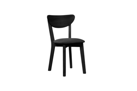 SILLA NORDICA DEFRANCE - NEGRA TAPIZ NEGRO X2 UNIDADES (AZKAR00045)