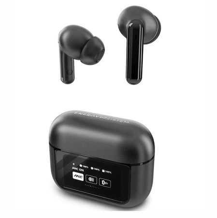 Auricular Energy Sistem Display Pantalla Anc Bt 5.4 30 Hs - Negro