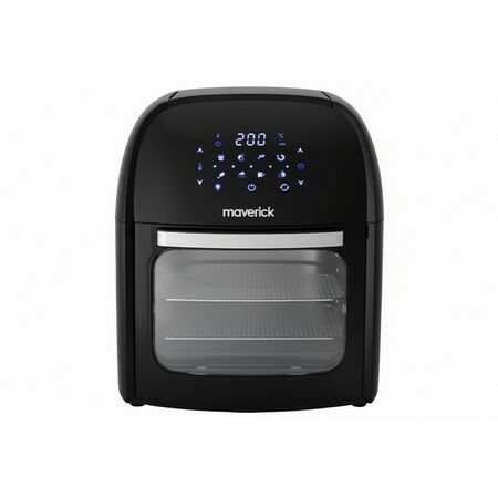 Freidora De Aire Maverick 12lts 1800w Digital con Visor Negra AIRF12