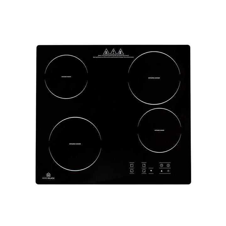 Anafe Vitrocerámico 4 Hornallas Kanji KJB-EH4GL001 59 Cm - Vista 1