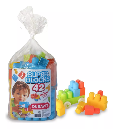 Bolso con Block Didácticos 42 Piezas 550 Duravit