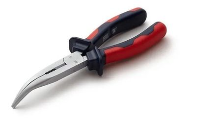 Pinza de Punta Media Caña Bremen 8 Pulgadas Curva Profesional