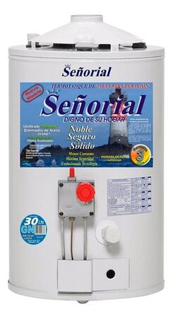 Termotanque Multigas Señorial 30 Lts
