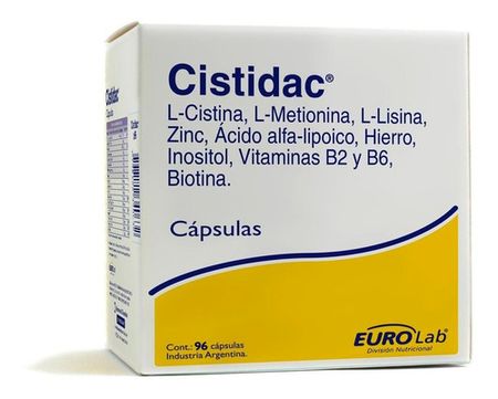 Eurolab Cistidac Para Cabello Y Uñas 96 Capsulas