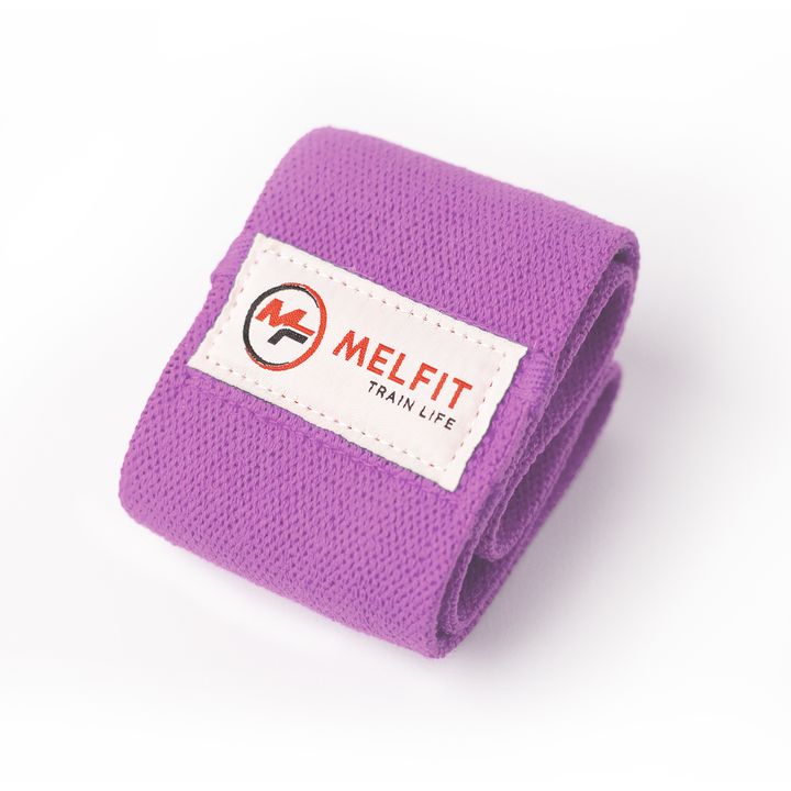 Banda Elástica De Resistencia Baja Melfit Entrenamiento Mf B3 Violeta - Vista 1