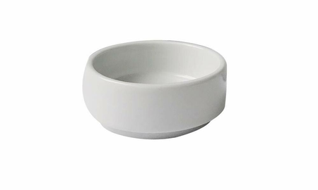 Set X24 Cazuela Pote Aderezo 8cm Kremer Restaurant Porcelana Blanco