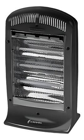 Estufa Halogena Crivel Q-3t 1400w 3 Velas C/turbo