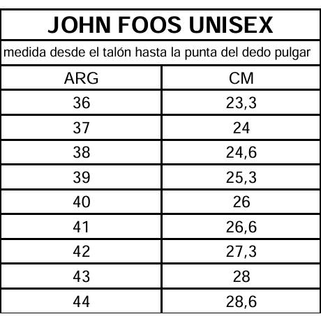 Zapatilla John Foos Botita Clásica Negra - Vista 2