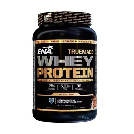 Suplemento Ena Truemade Whey Protein Cookies & Cream 930gr