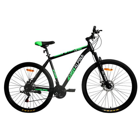 Bicicleta MTB Alpina 2.0 R29 21V Acero Shimano Talle M Ne/Ve
