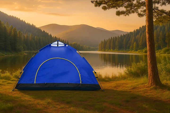 Carpa para 2 Personas Discovery Apertura Rápida Color Azul - Vista 5