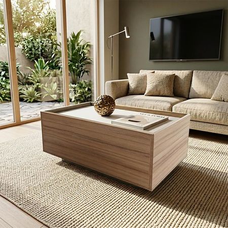 Mesa Ratona Petra DS Home Blanco 85x39x51 cm