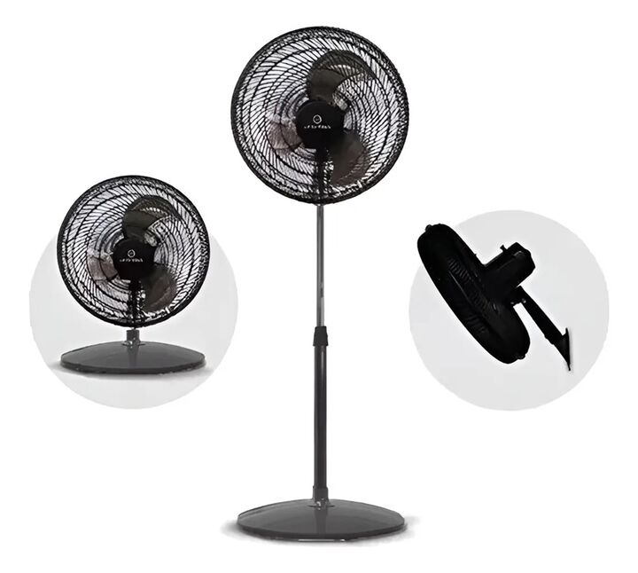 Ventilador de Pie 3 en 1 Whitenblack 18" WBVP18M - Vista 2