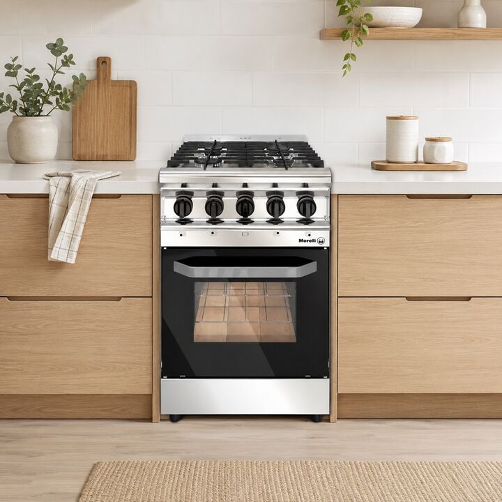 Cocina Morelli Capri 550 4 Hornallas Puerta Visor - Vista 2