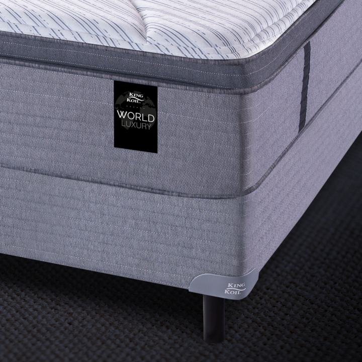 Promo Colchon King Koil Brighton 2 Plazas 130x190 Resortes Pocket con Pillow Inteligente + Sommier de Regalo - Vista 9