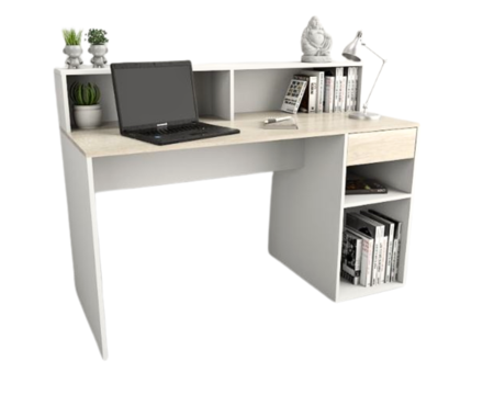 Escritorio Linea Home C/ Repisa Y 1cajon 3049 Nevado/Ev Tables