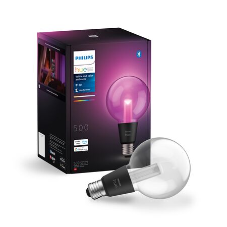 Philips Hue Lampara Inteligente Filamento Glob Color E27 G95