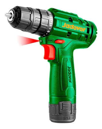 Taladro Inalámbrico Jadever 750 RPM Batería