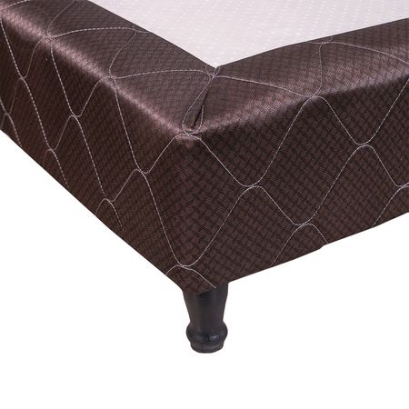 Sommier y Colchon Maxiking Esmeralda 1 Plaza 80x190x26cm de Resortes Bonnell Tela de Jackard