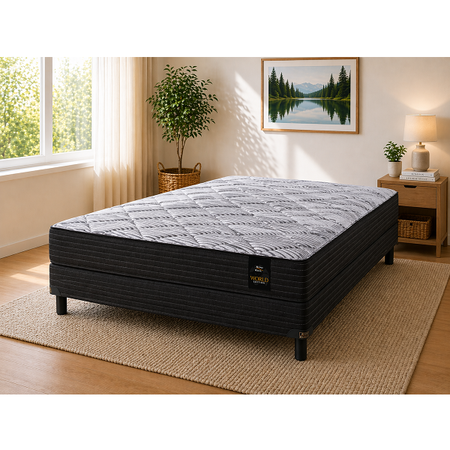 Colchón + Sommier Resortes 2 Plazas King Koil Lidis 140x190x24 140kg