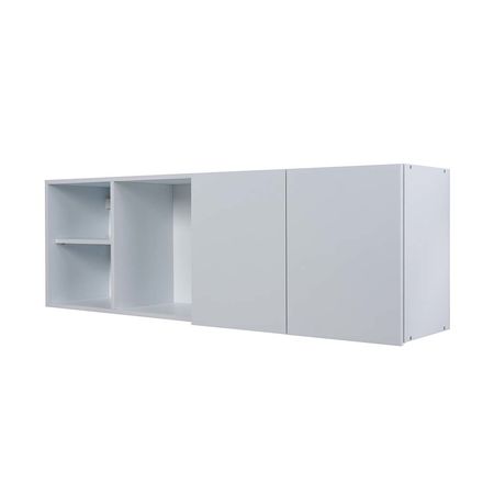 Alacena Armario Mueble de Cocina RICCHEZZE Modulada 140 CM Premium Color Blanco Mdp
