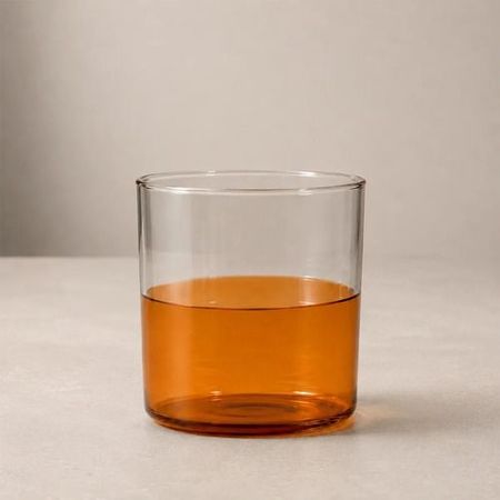 Set 6 Vasos Sakura Vintage 350ml Flame Amber Radiance Series Naranja