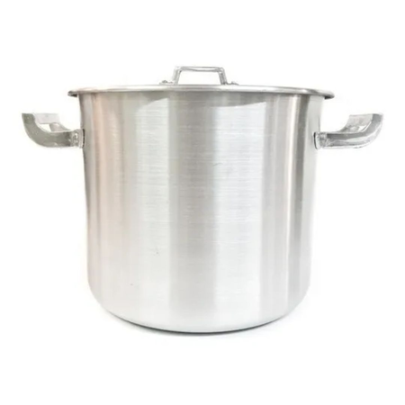 Olla Aluminio Gastronómica Reforzada N°40 Fiamaj Plateado