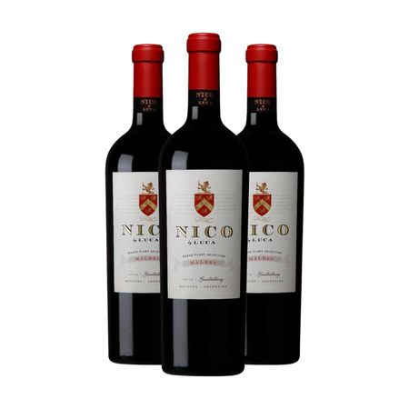 Vino Tinto Nico by Luca Malbec Caja x 3