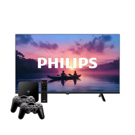 Combo Smart TV Philips 40" FHD LED Google TV + Consola Retro Level Up
