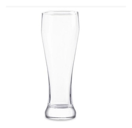 Set De 24 Vasos Cerveceros Berlin 547ml Vidrio Cristar Blanco
