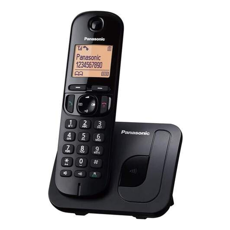 Teléfono inalambrico panasonic kx-tgc250 altavoz bloq llamad - negro