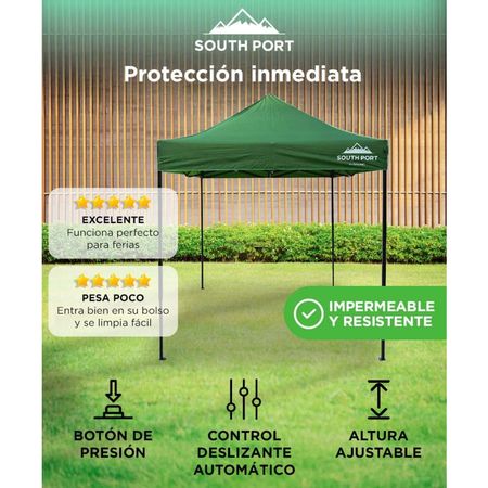 Gazebo Sin Paredes Gadnic 2x2 mts Impermeable