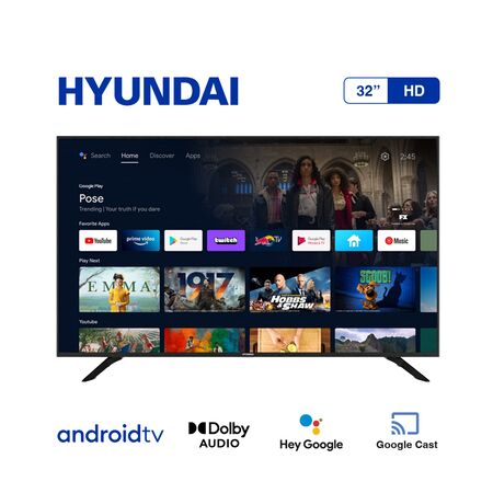 Smart Tv Hyundai 32" HD Android Tv
