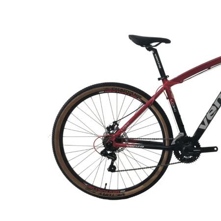 Bicicleta MTB Venzo Loki R29 21V Talle M Negro/Rojo Disco Mec.