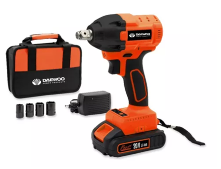 Llave De Impacto Inalambrica Daewoo Daiw02 330nm Brushless