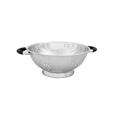 Colapasta Colador Acero Inox 24cm Asas Silicona Hudson Gim14 Plateado
