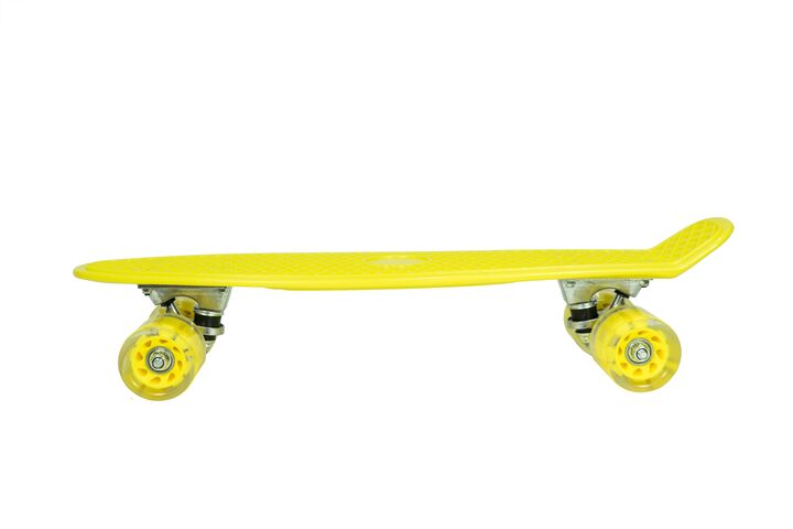 Patineta con Luces F-104 Bebitos Amarillo - Vista 4