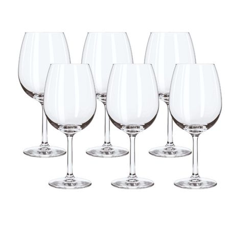 Set X6 Copas Vino/Agua 460 Cc Spirit