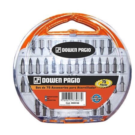 Set Accesorios Atornillad 75 Pz. Dowen Pagio