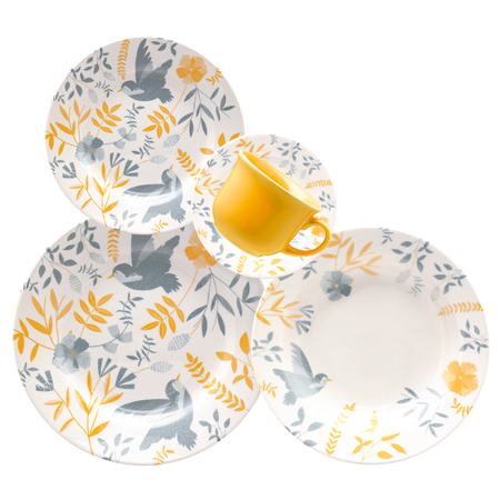 JUEGO DE VAJILLA X30 PIEZAS BEM TE VI - OXFORD