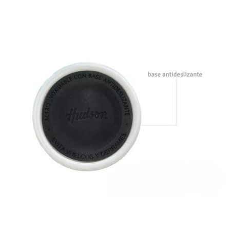 Set En Caja Mate Copa + Bombilla Acero Inoxidable Hudson NEGRO
