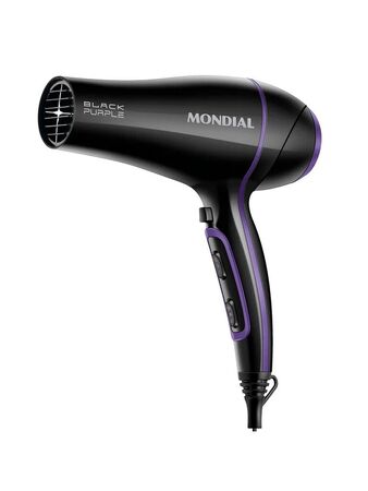 Secador de pelo Black Purple 2000W | Potencia profesional y cuidado del cabello