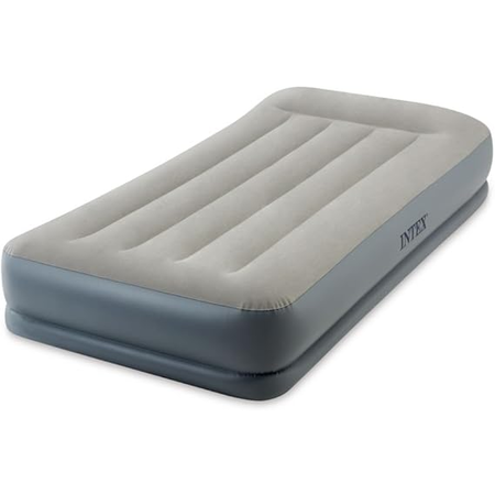 Colchon Inflable Electrico Dura-beam Intex 64116 Pillow Rest Gris