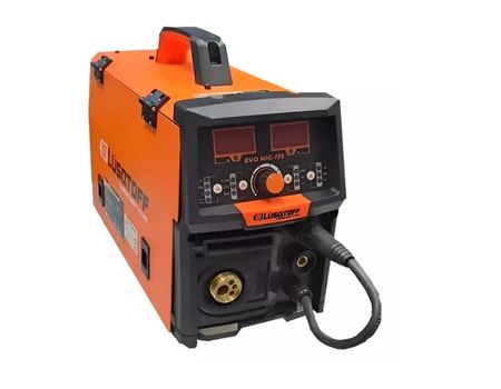 Soldadora Inverter Dual Mma Mig Lusqtoff Evo Mig-175 P/ Flux