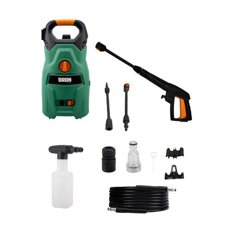 Hidrolavadora Bron By Gadnic Eléctrica 1400W Alta Presión Caudal 65Lmin Compacta