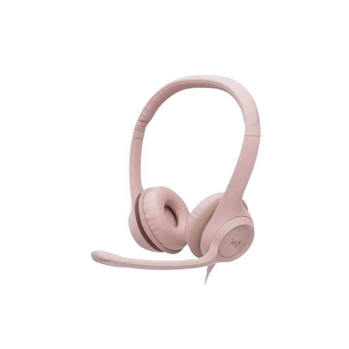 AURICULARES LOGITECH H390 USB CON MICROFONO (C:ROSA) - Vista 1