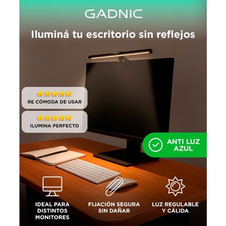 Luz Para Monitor Led Anti Luz Azul Lampara Gamer 4w