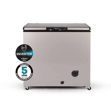 Freezer INELRO FIH-350 P+ Horizontal 280 Lts Plata